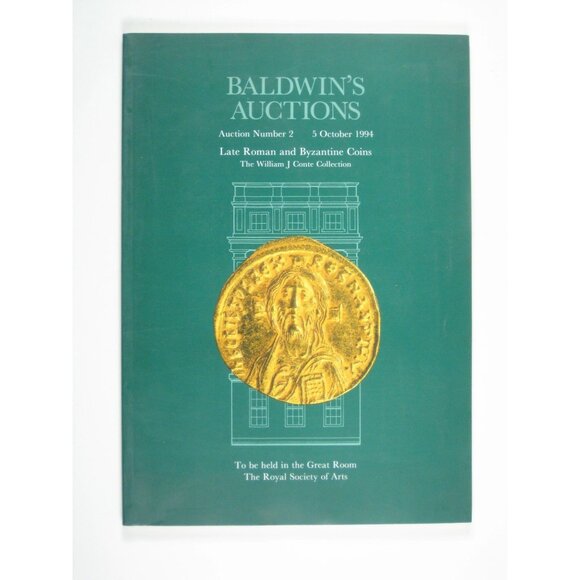 Baldwins Auctions Catalog No 2 Late Roman Byzantine Coins 1994 Conte Collection - Picture 1 of 8